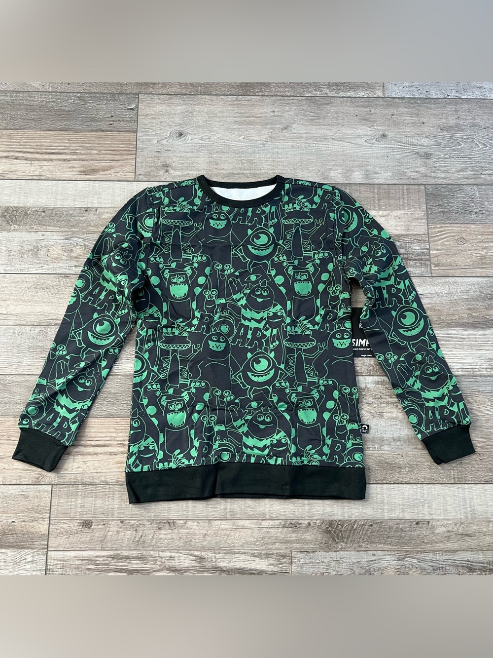 NWT Rags X Pixar Collection Kids Monsters Inc. Roar Sweater Size 9/10